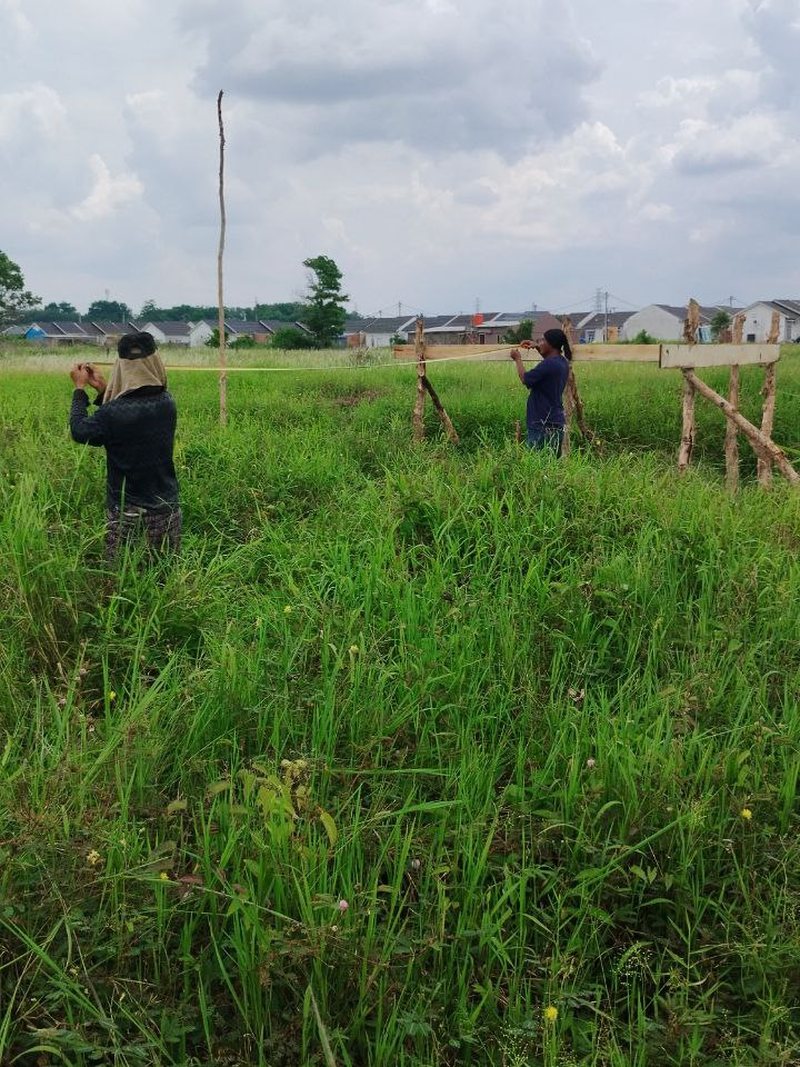 Persiapan lahan pembangunan Masjid Cendikia